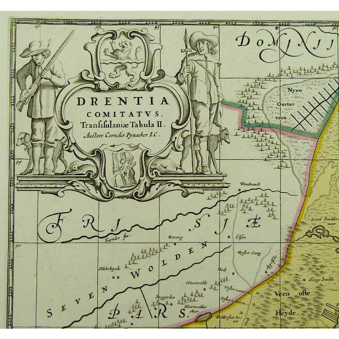Collectie Gouldmaps - Drenthe; P. Schenk  / J. Janssonius - Drentia Comitatus. - 1700 ca.