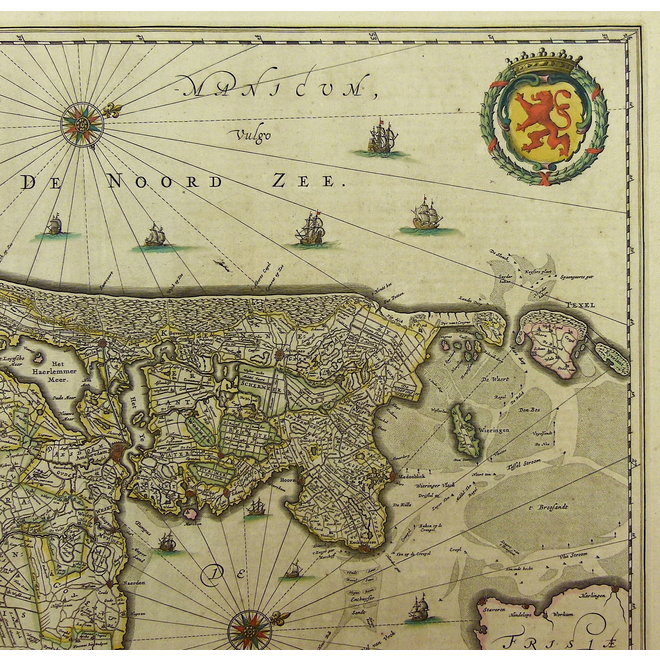 Collectie Gouldmaps - Holland; J. Janssonius - Comitatus Hollandiae (..).  - 1652