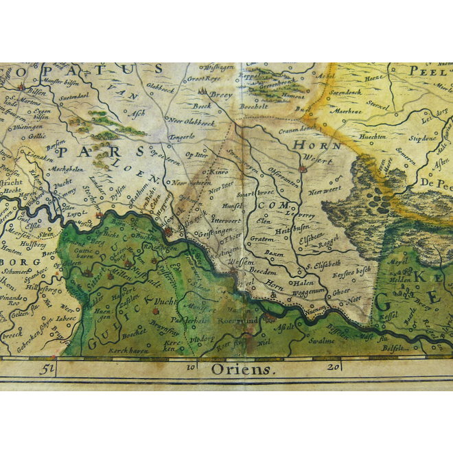 Verkocht - Collectie Gouldmaps - Blaeu W. & J.  - Brabantia Ducatus. - 1635-1672