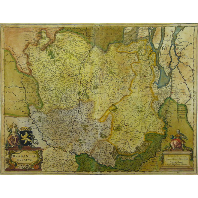 Verkocht - Collectie Gouldmaps - Blaeu W. & J.  - Brabantia Ducatus. - 1635-1672