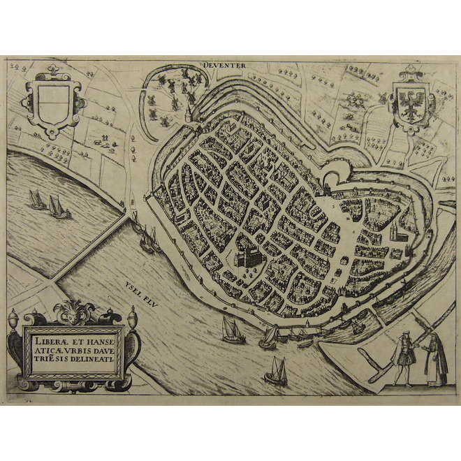 Collectie Gouldmaps - Deventer - L. Guicciardini - Deventer - 1612