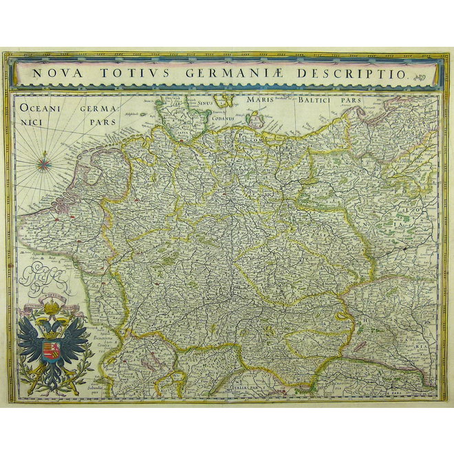 Collectie Gouldmaps - Heilige Roomse Rijk; Blaeu W. & J.  - Nova Totius Germaniae Descriptio. - 1635-1660