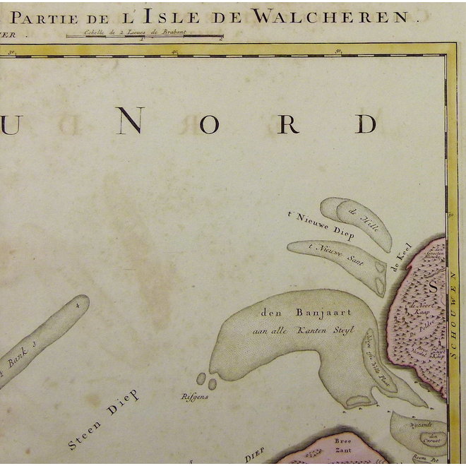 Collectie Gouldmaps - Zeeland / Walcheren; J. Condet / J. Covens & C. Mortier - Carte.. de l'Isle de Walcheren. - 1750 ca.