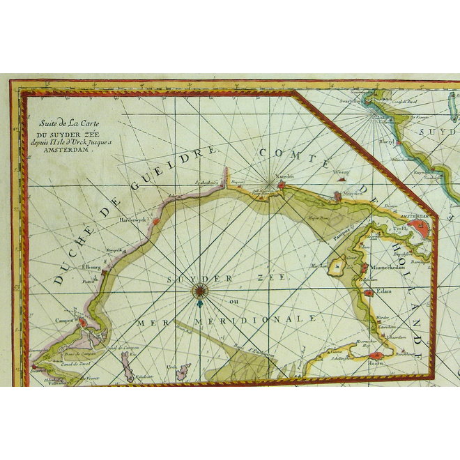 Waddenzee, IJsselmeer; P. Mortier - Carte des Entrees du Suyder Zee (..). - 1693