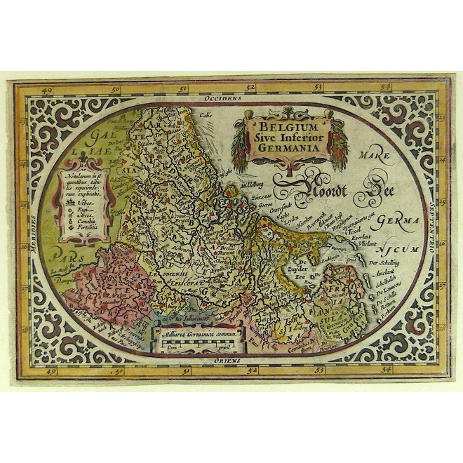 Collectie Gouldmaps - XVII Provinciën; A. Goos / J. Janssonius - Belgium Sive inferior germania - 1628  ca.