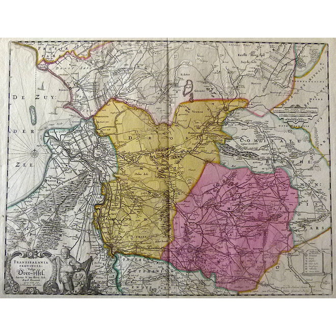 Collectie Gouldmaps - Overijssel - P. Schenk jr.; Transisalania Provincia (..). - 1720 ca.