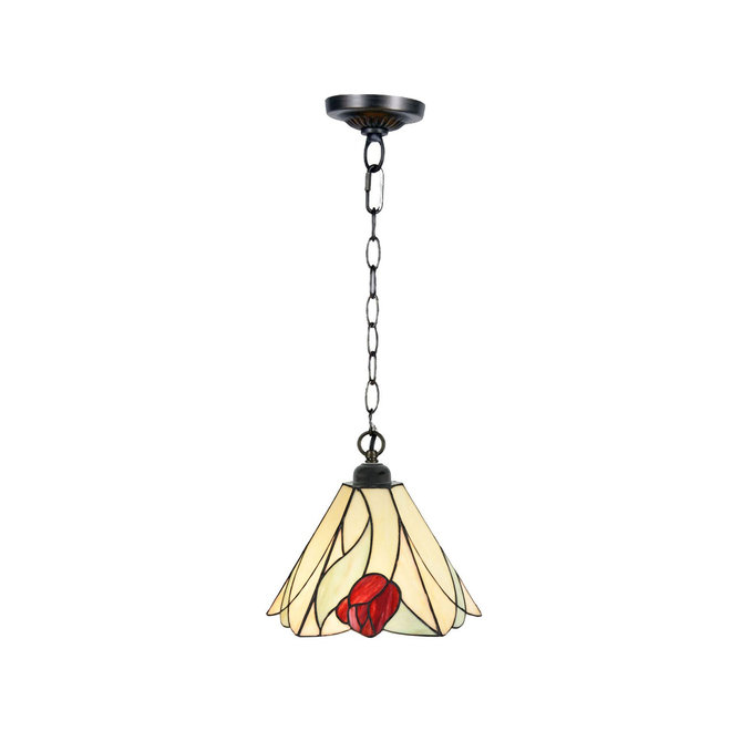 Tiffany Hanglamp Tulip, ketting