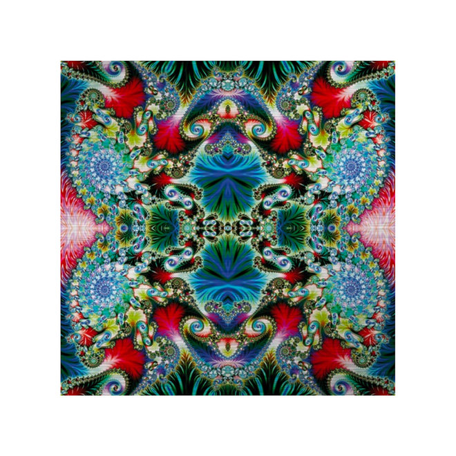 Alu Art Multicolored Spiral Pattern 100x100