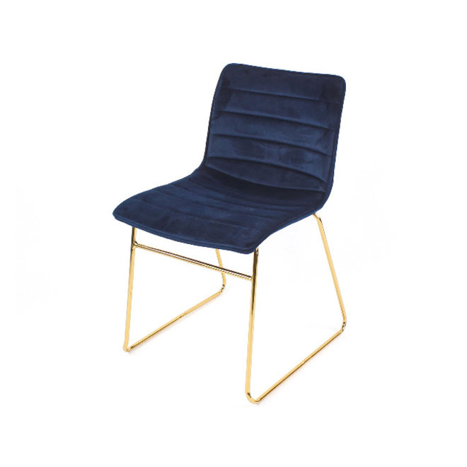 Chair Blue Elegant  - set van 4 stuks