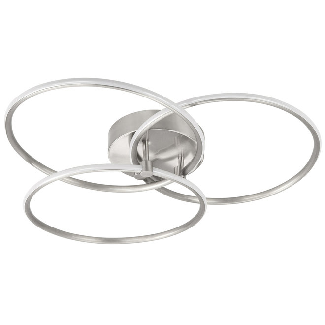 Plafonnière Circles staal