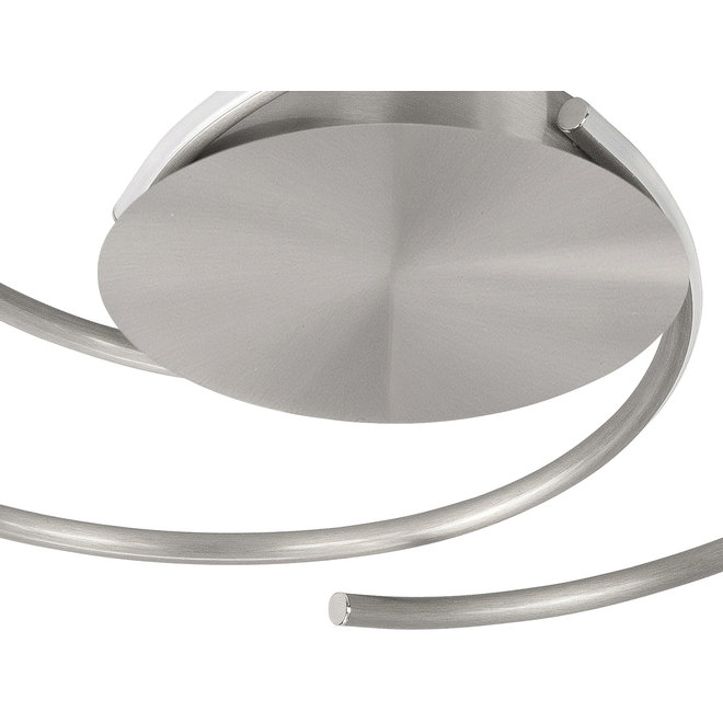 Plafonnière Reverso staal