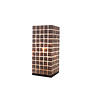 Villaflor schelpenlamp - Moni Gold - tafellamp - Vierkant - 40 cm