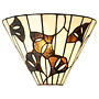 Tiffany Wandlamp Geometric, Ginkgo Leaf