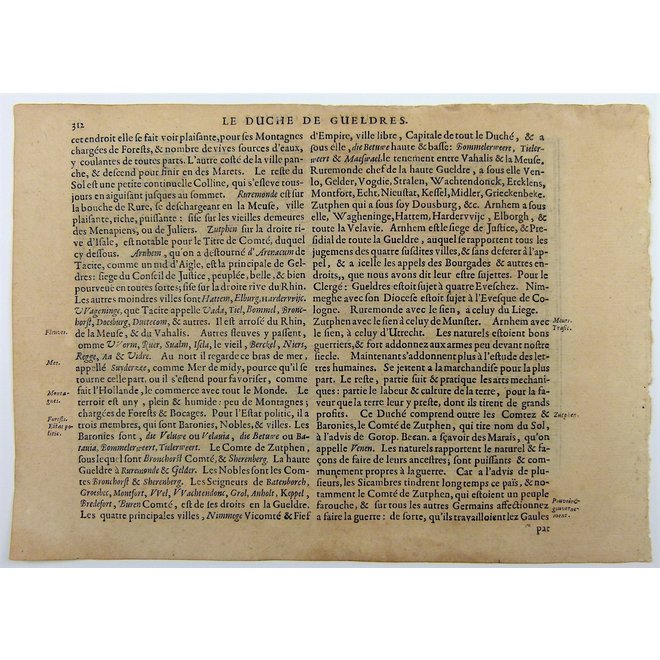 Verkocht - Collectie Gouldmaps - Gelderland; J. Janssonius / A. Goos - Geldria Ducatus - 1630