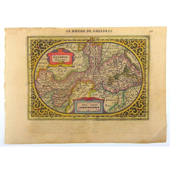Verkocht - Collectie Gouldmaps - Gelderland; J. Janssonius / A. Goos - Geldria Ducatus - 1630