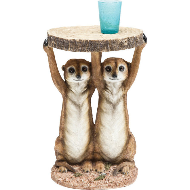 Side Table Meerkat Sisters