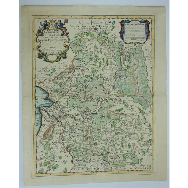Collectie Gouldmaps - Overijssel, Drenthe; N. Sanson / A.H. Jaillot - La Seigneurie de Over-IJssel (..) - 1692