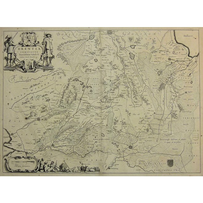 Collectie Gouldmaps - Drenthe; W. & J. Blaeu - Drentia Comitatus. - 1640-1658