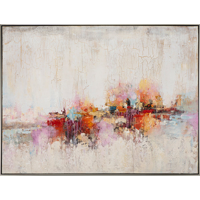 Canvas schilderij Colored Heat Framed 90x120