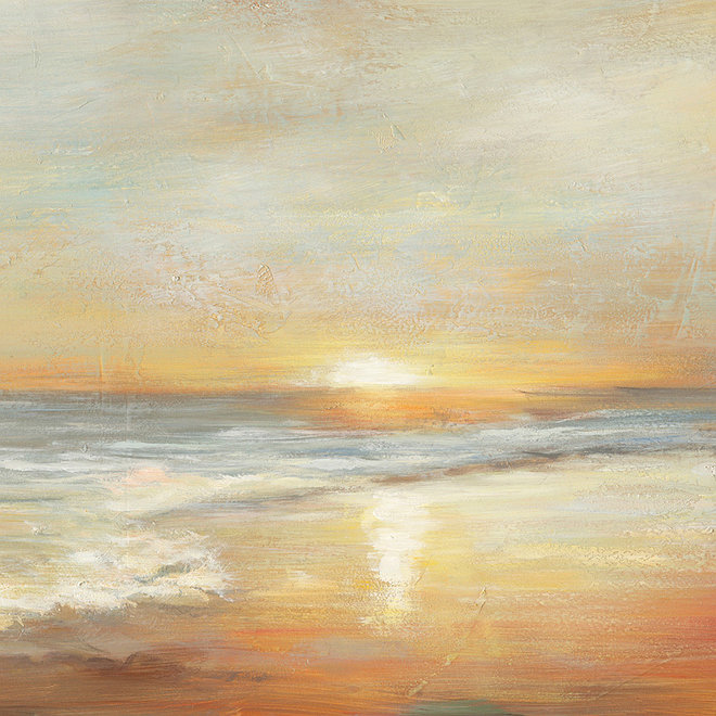 Canvas schilderij Sunset by the sea