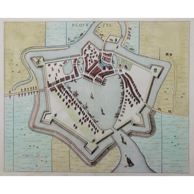 Collectie Gouldmaps - Blokzijl - Block-zyl..; J. Blaeu - 1649 - Copy