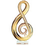 Glassculptuur Musicale H30cm