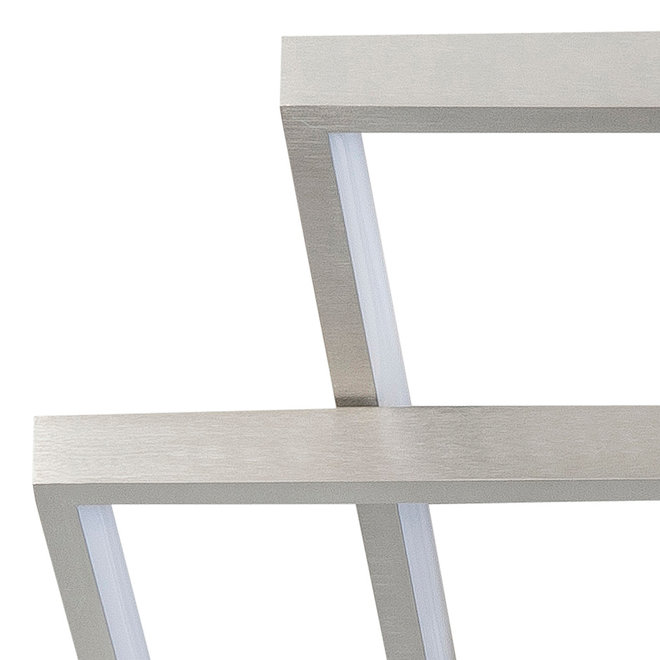 Plafonnière Piazza Grande staal