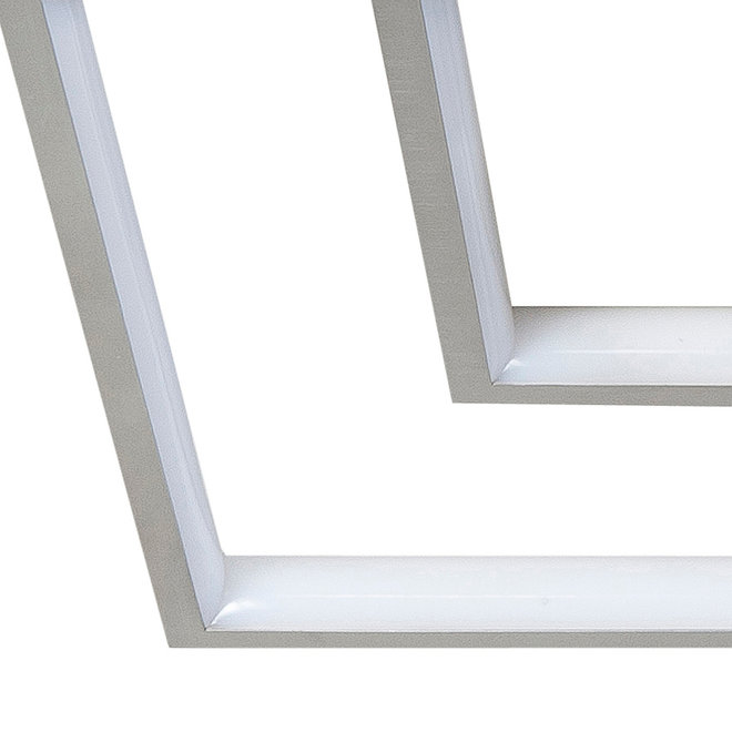 Plafonnière Piazza Grande staal