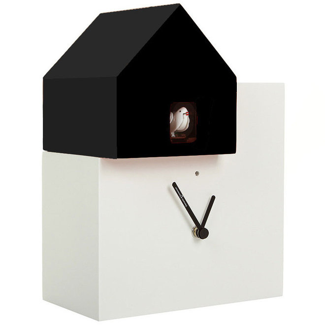 Domeniconi Koekoeksklok Ettore, Wit/Zwart