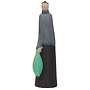 Haringman, met buit in de hand, Keramiek H47cm