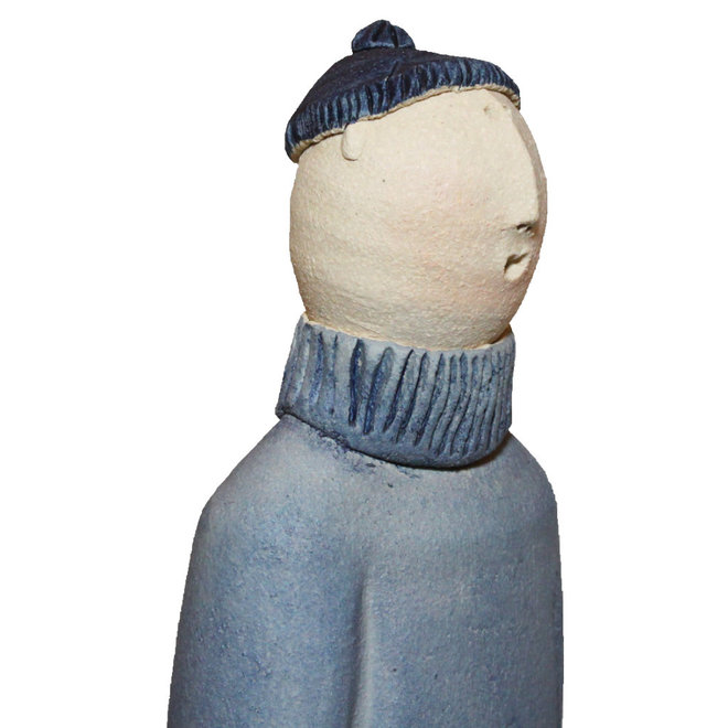 Haringman, met buit in de hand, Keramiek H47cm