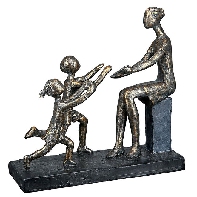 Decoratief Figuur 'In My Arms' brons gespoten