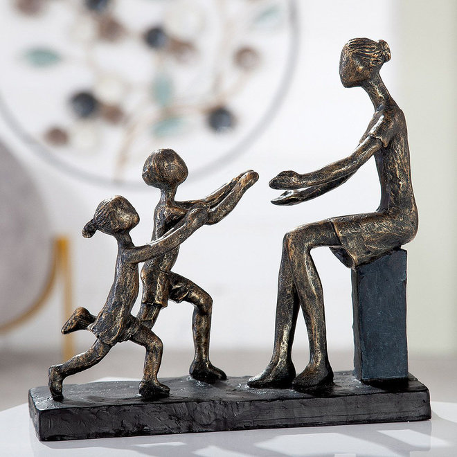 Decoratief Figuur 'In My Arms' brons gespoten