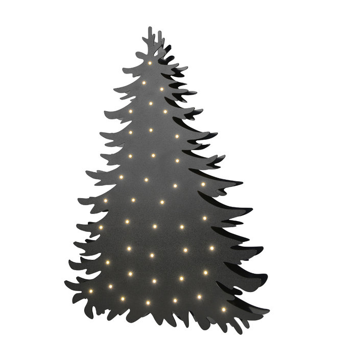Sompex Vloerlamp Blacky 66 cm, LED kerstboom