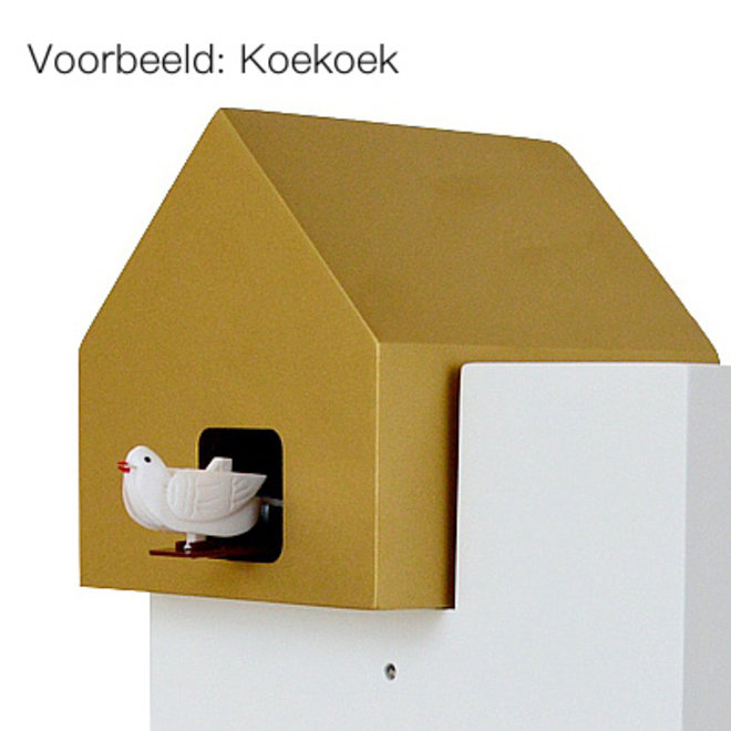 Domeniconi Koekoeksklok Ettore, Wit/Geel