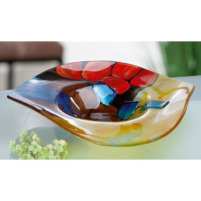 Glas Schaal Murano, rond