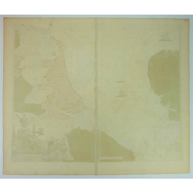 Collectie Gouldmaps - Noordzee; F. de Wit / L. Renard - Pascaert van de Noord Zee.. Mare Germanicum ab Amelandia (..). - 1715
