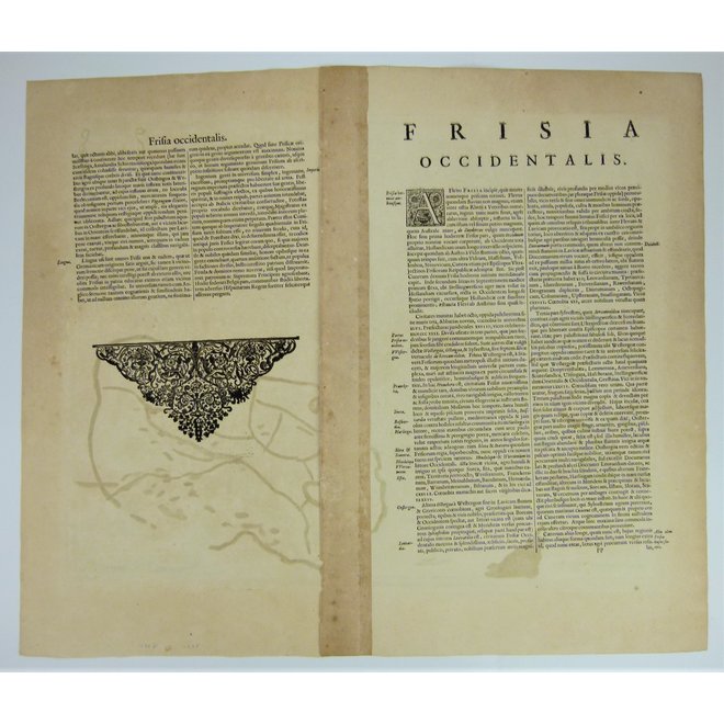 Collectie Gouldmaps - Friesland; H. Hondius - Frisia Occidentalis - 1638