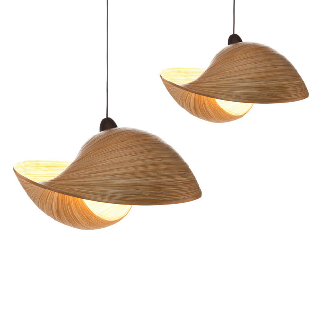 Villaflor Bamboo Shell hanglamp - 60 cm