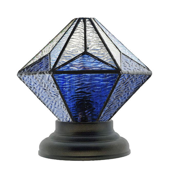 Tiffany Lage Tafellamp Akira Blue