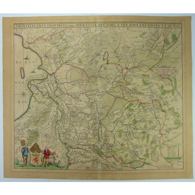 Collectie Gouldmaps - Overijssel; F. de Wit - Transisalania Provincia vulgo Over-Yssel. - 1680 ca.