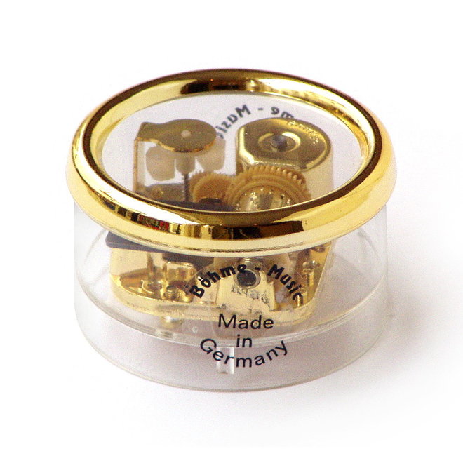 Muziekdoosje rond met melodie: Der Fröhliche Wanderer