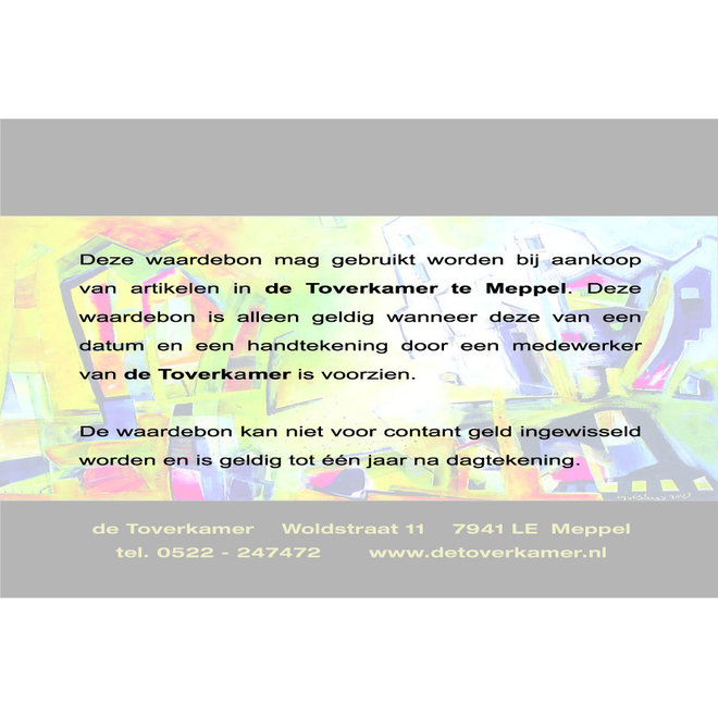 Waardebon 10 euro