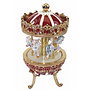Fabergé Stijl 'Carrousel' Rood/Wit