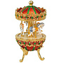 Fabergé Stijl 'Carrousel' Oranje/Groen