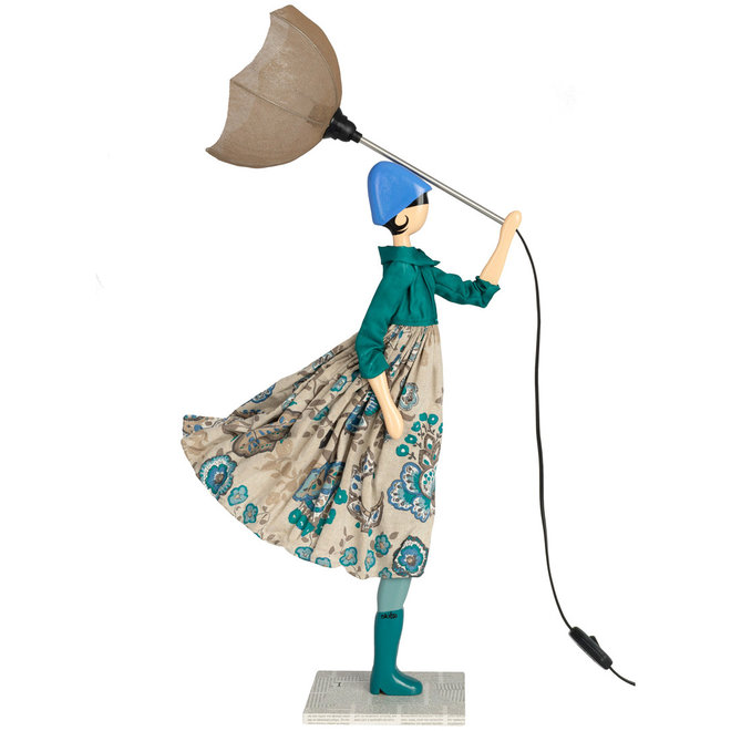 Tafellamp Paraplu dame Donatella