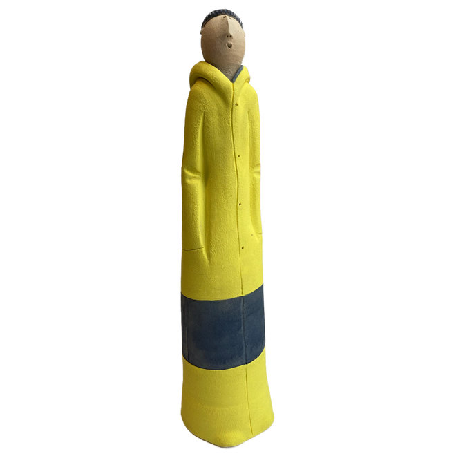 Knut met muts, Keramiek H47cm