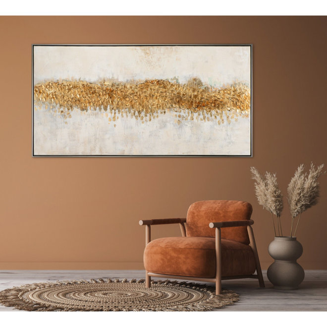 Canvas schilderij Golden Horizon 72,5x142,5