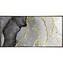 Abstract in Grey and Gold 70x140