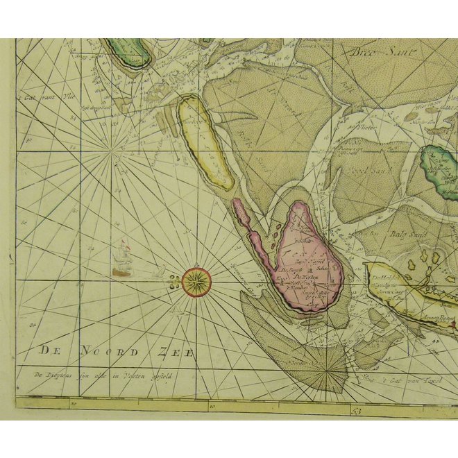 Collectie Gouldmaps - Zuyder Sea – Zuiderzee – Paskaarte van de Zuyder-Zee (..).; J. van Keulen – 1708-1756